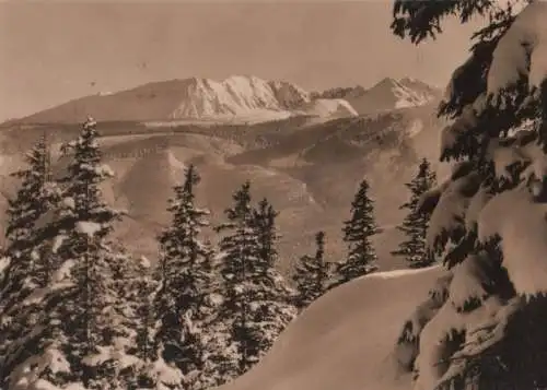 Herzliche Weihnachtsgrüße Winterlandschaft