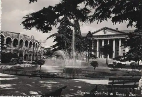 Italien - Italien - Verona - Giardini di Piazza Bra - ca. 1965