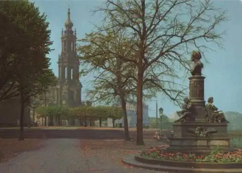 Dresden - Brühlsche Terrasse - 1981