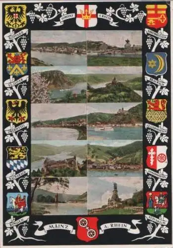 Rhein - u.a. Sankt Goar - 1956