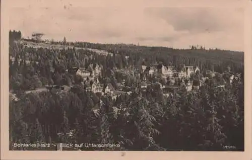 Schierke - Blick auf Unterschierke - 1955