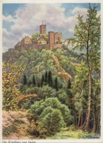 Eisenach - Wartburg von Süden