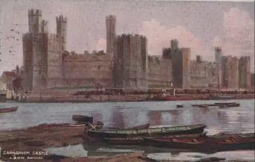 Großbritannien - Großbritannien - Caernarfon, Carnarvon Castle - 1910