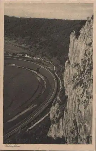 Donau - Schaufelsen bei Tiergarten - ca. 1955