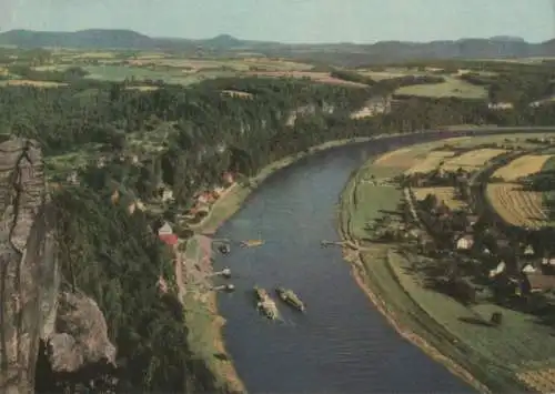 Sächsische Schweiz - Blick von der Bastei - 1968