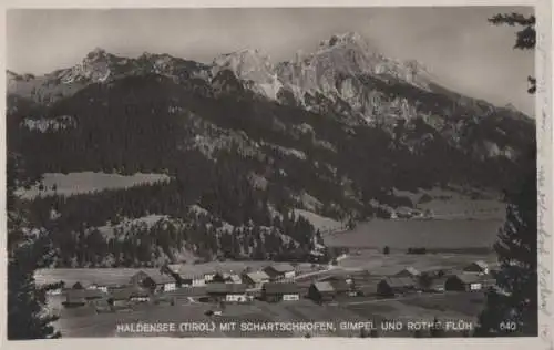 Österreich - Österreich - Haldensee - mit Schartschrofen - 1929