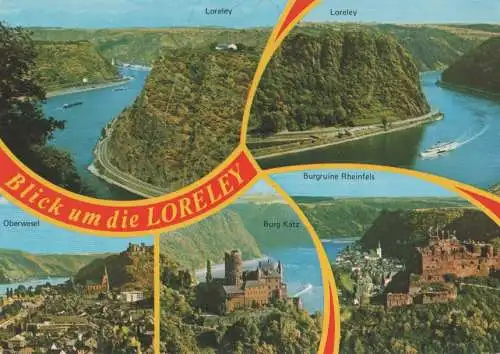 Loreley - u.a. Burg Katz - ca. 1985