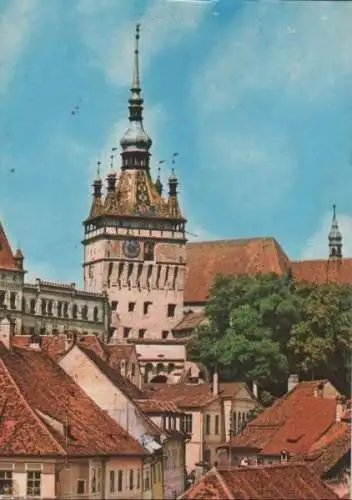 Rumänien - Rumänien - Sighisoara - Turnul cu ceas - 1979