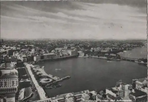 Hamburg - Binnen- und Außenalster - ca. 1965