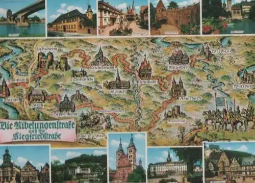 Nibelungenstraße - u.a. Michelstadt - ca. 1975