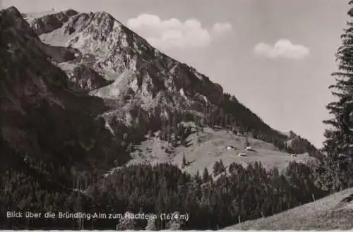 Hochfelln - Blick über Bründling-Alm