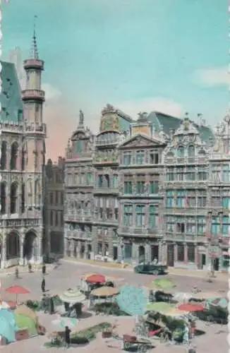 Belgien - Belgien - Brüssel - Marktplatz - 1955