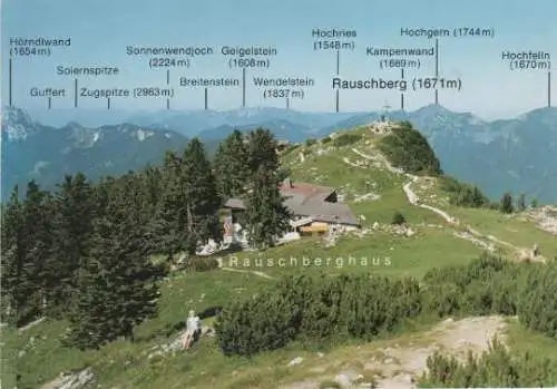 Ruhpolding - Panoramarundblick - 2000