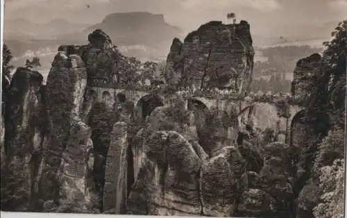 Sächsische Schweiz - Die Bastei - 1959