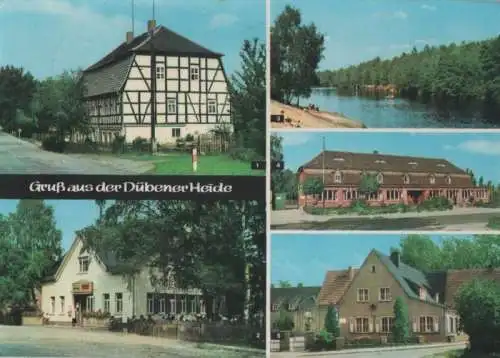 Dübener Heide - u.a. HO-Gaststätte Rotes Haus - 1974