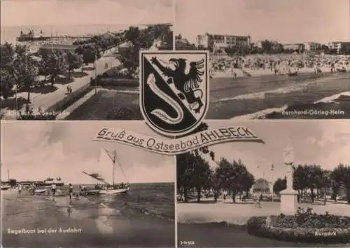 Ahlbeck - u.a. Blick auf die Seebrücke - 1962