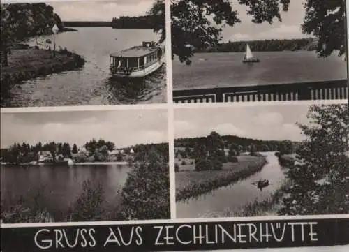 Rheinsberg-Zechlinerhütte - 4 Teilbilder - 1967