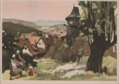 Wernigerode - Am Stadtgraben - ca. 1955