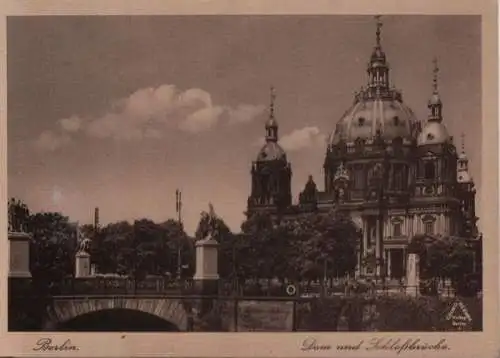 Berlin-Mitte, Dom - mit Schloßbrücke - ca. 1955