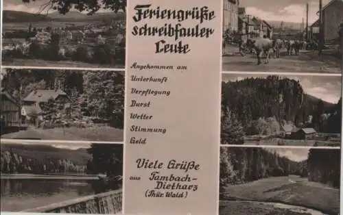 Tambach-Dietharz - mit 6 Bildern - 1958