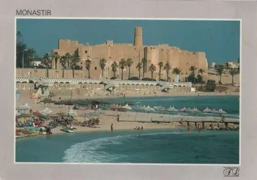 Tunesien - Tunesien - Monastir - La plage et le Ribat - ca. 1985