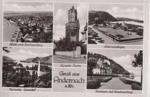 Andernach - u.a. Runder Turm - ca. 1960