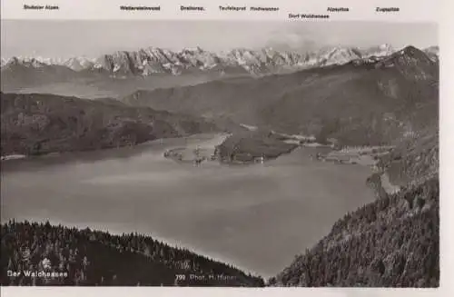 Walchensee - von oben