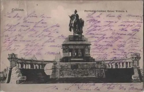 Coblenz - Koblenz - Provinzial-Denkmal - ca. 1930