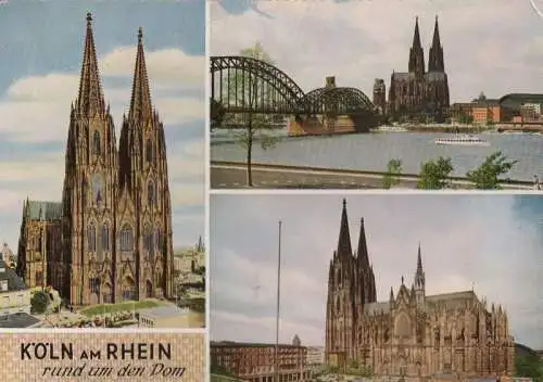 Köln - rund um den Dom - ca. 1965