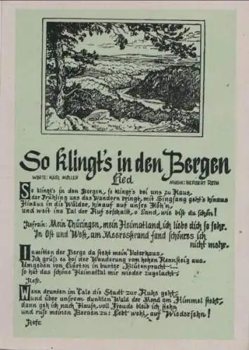 So klingts in den Bergen Worte: Karl Müller