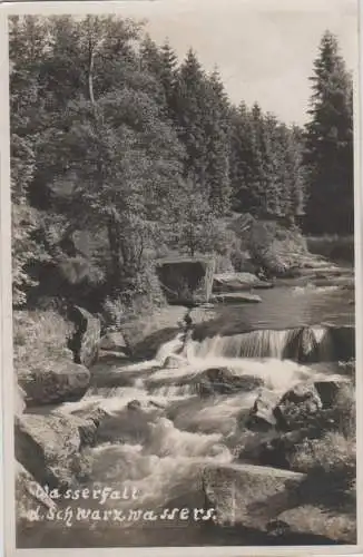 Wasserfall - Schwarzwasser - ca. 1950