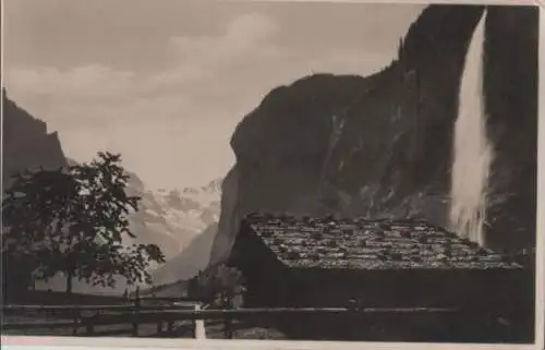 Schweiz - Schweiz - Lauterbrunnen - Staubbach - ca. 1950