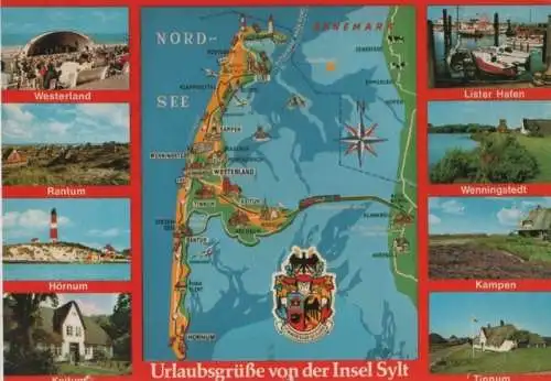 Sylt - u.a. Lister Hafen - 1985