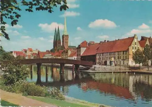 Lübeck - Blick vom Malerwinkel - 1966