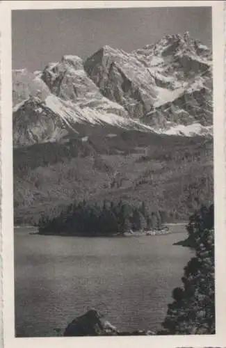 Insel im Bergsee - ca. 1950