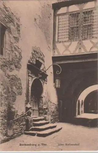 Rothenburg - Alter Rathaushof - ca. 1935