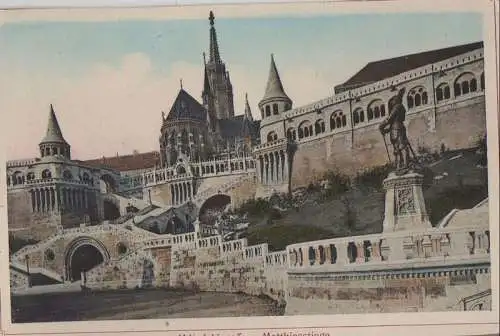 Ungarn - Ungarn - Budapest - Reprint: Matthiasstiege - ca. 1980