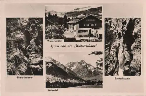 Österreich - Österreich - Großes Walsertal - mit Grenzgasthof Walserschanz - ca. 1955