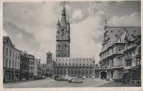 Belgien - Belgien - Gent - St. Bavo-Platz und Belfried - 1959