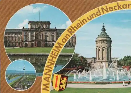 Mannheim an Rhein und Neckar - ca. 1975