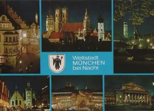 München - Weltstadt bei Nacht - ca. 1990