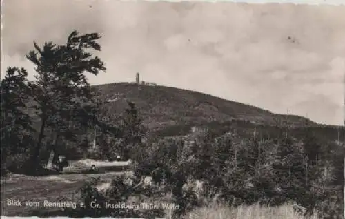 Rennsteig - Blick zum Gr. Inselsberg