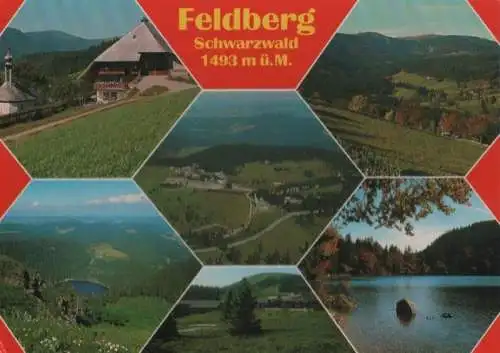 Feldberg / Schwarzwald - 6 Teilbilder - ca. 1985