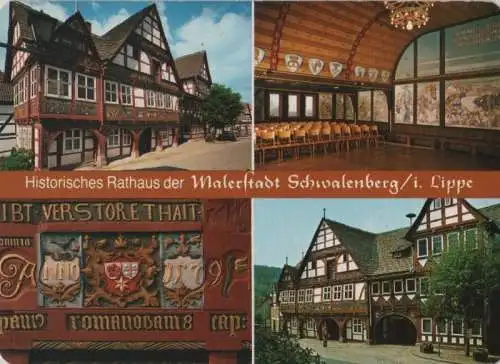 Schwalenberg - Historisches Rathaus - ca. 1985