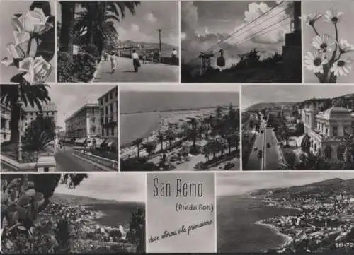 Italien - Italien - Sanremo - San Remo - mit 7 Bildern - ca. 1955