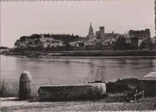 Frankreich - Frankreich - Avignon - Le Rhone et le Palais des Papes - ca. 1965