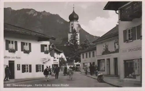 Oberammergau - Partie Ettaler-Straße - 1952