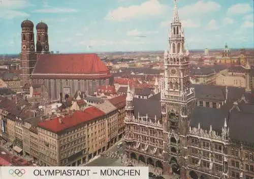 München - Frauenkirche und Rathaus - 1971