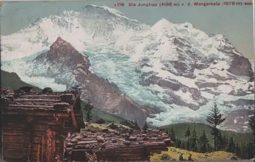 Schweiz - Schweiz - Jungfrau - von der Wengernalp - 1911