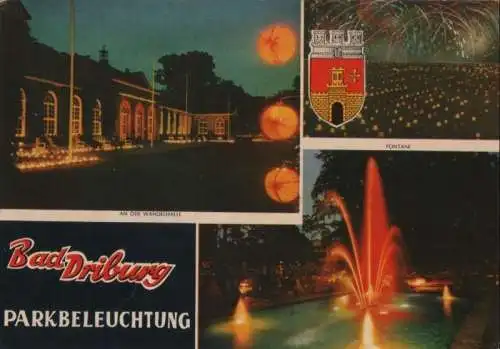 Bad Driburg - Parkbeleuchtung, u.a. an der Wandelhalle - 1976